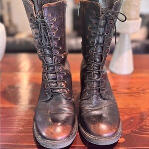 A.S.98 Jasper Brown Lace Up Boots